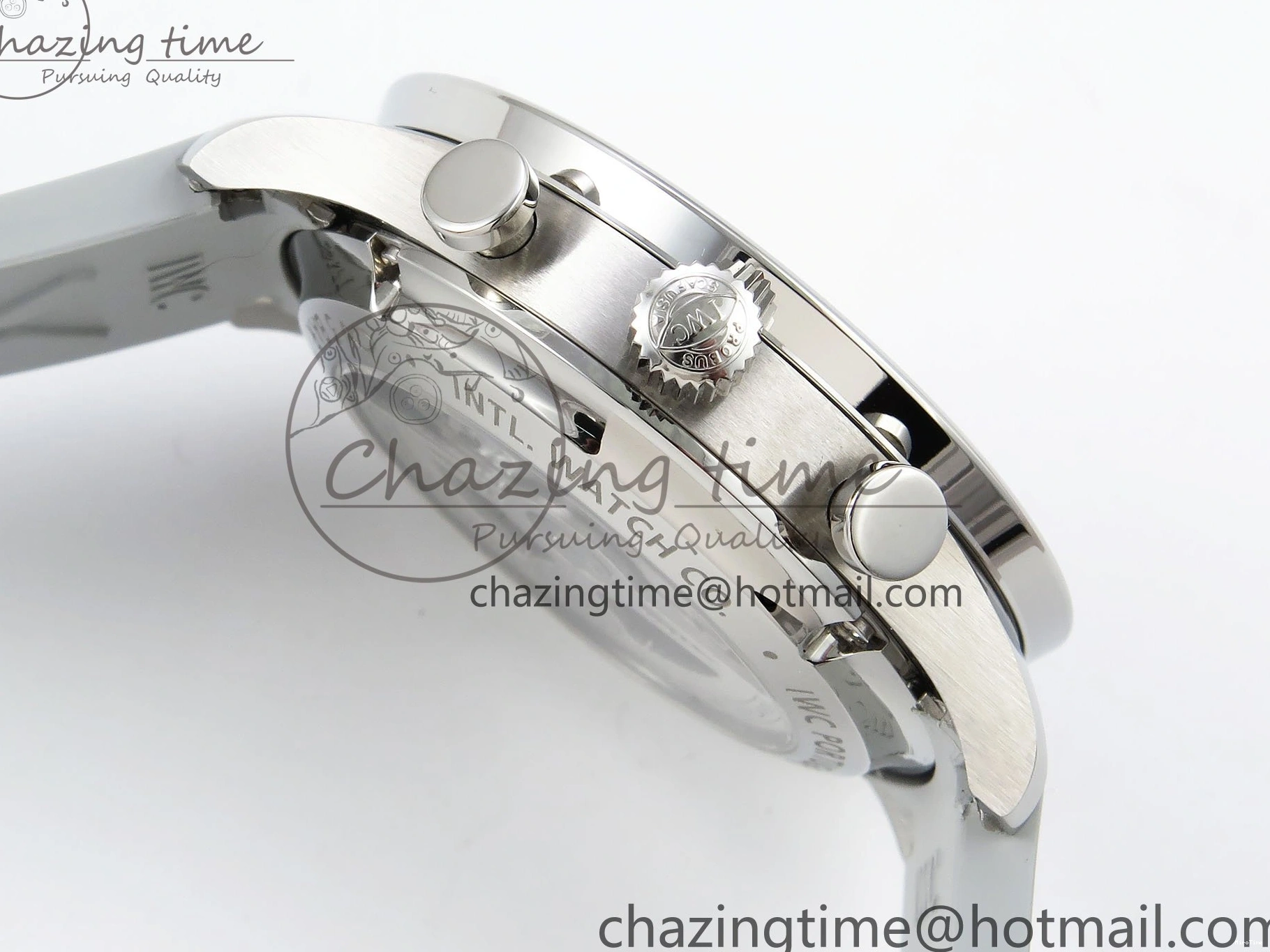 MIROTIME 0502 Portuguese Chrono IW3716 Z+F 1:1 Best Edition White Dial on Gray Rubber Strap A WrinkleFree 7014